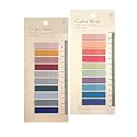 Index Tabs Sticky Notes With Ruler - Color Sticky Flags for Notebook, Books - PET Material Page Tabs Office Stationery (2 Packs | 400 Pcs)