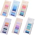 Index Tabs Sticky Notes with Ruler Color Sticky Tabs for Notebook, Books, PET Material Page Tabs Sticky Flags File Index Tabs Office Stationery (60 Color Sticky Note)