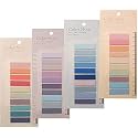 Index Tabs Sticky Notes with Ruler Color Sticky Tabs for Notebook, Books, PET Material Page Tabs Sticky Flags File Index Tabs Office Stationery (Sticky Notes 4 Packs | 800 Pcs)