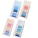 Index Tabs Sticky Notes with Ruler Color Sticky Tabs for Notebook, Books, PET Material Page Tabs Sticky Flags File Index Tabs Office Stationery (Pack of 4 Sticky Note)