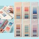 Index Tabs Sticky Notes with Ruler Color Sticky Tabs for Notebook, Books, PET Material Page Tabs Sticky Flags File Index Tabs Office Stationery (6 Packs | 1200 Pcs Sticky Notes)