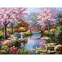 LUPINEZDIY 5D Diamond Digital Painting 30cm x 40cm Rhinestone Painting Suitable for Home Hospital Office Suitable for Adults &amp; Kids (ZB 1579)