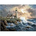 LUPINEZDIY 5D Diamond Digital Painting 30cm x 40cm Rhinestone Painting Suitable for Home Hospital Office Suitable for Adults &amp; Kids (ZB 1679)
