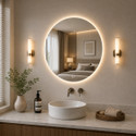 LUPPRA 24 Inch Smart Touch LED Mirror Frameless Design Bathroom Mirror