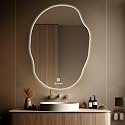 Wall Mounting Mirror with Light |Bathroom,Venity and Smart Mirror Size 18X24 inch| LED Mirror 3 Tone (Cool, Natural, Warm).