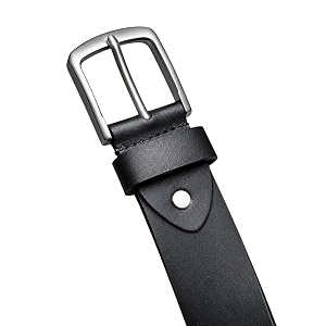 LUQHAD Mens Genuine Leather Belt Formal