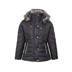 girls winter jacket black 8-10 years