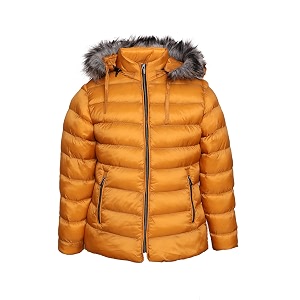 girls winter jacket mustard 16-18