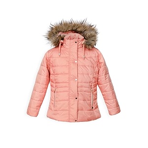 girls winter jacket coral 12-18 months