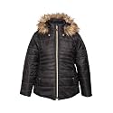 Girls Solid Winter Wear Zipper Hooded Puffer Jacket
