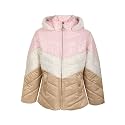 Girl Solid Winters Wear Zipper Hooded Puffer Jacket Rose Pink 12-18 Months