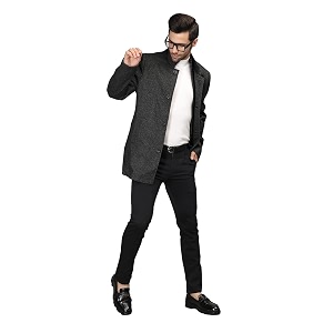 lure urban men winter wear single breasted stylish overcoat