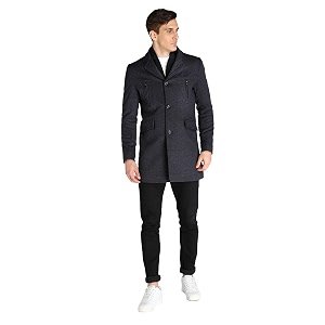 lure urban men winter wear single breasted stylish overcoat