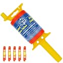LURKA Mason Line String,#18 540 Feet Braided Construction Nylon Line with 5 Built-in Levels and Spool Fluorescent String Line for Precision Work, DIY, and Gardening (Fluorescent Orange)