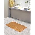 Lushomes Chenille Beeswax Anti-Slip 2200 GSM bathmat with High Pile Microfiber with Synthetic Backing, Extra Large (16"x 24", 40 x 60 cms, Single Pc)