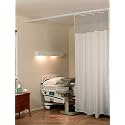 Lushomes Hospital Partition Curtains, Clinic Curtains Size 6 FT W x 7 ft H, Top Net Fabric, 100% Polyester 12 Rustfree Metal Eyelets 12 Plastic Hook, Cream, Zig Zag Design (6x7 FT, Pk of 1)