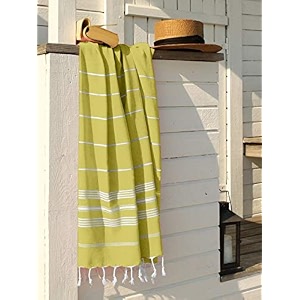 lushomes towels for bath hammam light yellow beach fouta towel cotton multipurpose towel with fringes 76 x 152 cms single pc