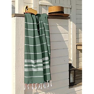 lushomes towels for bath hammam peacock green beach fouta towel cotton multipurpose towel with fringes 76 x 152 cms single pc