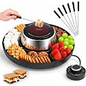 LUSHYUM Tabletop Indoor Electric S'mores Maker Kit, Flameless & Smokeless