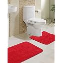 Lusomes Bath Mats (Bathmat 40x60 + Contour 40x50-Tomato)
