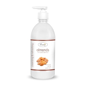 luster almonds amp orange cleansing milk  combo  100 natural ingredients  smooth soft amp clean skin  face cleansing milk  makeup remover  paraben free - 500ml pack of 2