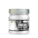 Luster Charcoal Facial Scrub | 100% Natural | Purifies & Detoxifies Skin | Improves Radiance & Clear Dead Skin | Face Scrub For Tan Removal | For Women & Men | Paraben & Sulfate Free - 500 ml