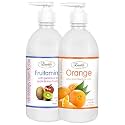 Luster Fruitamin Extra Care &amp; Orange Deep Cleansing Milk | Combo | Smooth, Soft &amp; Clean Skin | Cleansing Milk For Face | Paraben &amp; Sulfate Free -500 ml (Pack of 2)