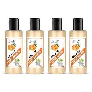 luster orange deep cleansing milk  enriched with orange extracts  ultra clean amp refreshing  cleansing milk for face makeup remover paraben amp sulfate free - 210 ml pack of 4
