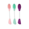 Multipurpose Silicone Face Scrubber &amp; Exfoliating Brush | Face Mask Applicator | Facial &amp; Pore Cleansing Brush | Mud and Clay Applicator | Soft and Flexible Silicone Brush (Pack of 3)