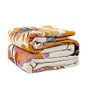 LUTBM Boho Throw Blanket for Couch 50"x60", 100% Cotton Fall Bed Blankets