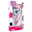 LUV HER Disney Minnie Girls Jewelry Set - Dress up Toy Jewelry Box Sets with Bead Necklace, Bead Bracelet and Ring - Play Accessories - Ages 3+