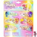 Luv Her Magical Confetti Hair Clips for Kids - 6pc Cute Character Charms Hair Accessories with Favorite Luv Her Characters, Ages 3+