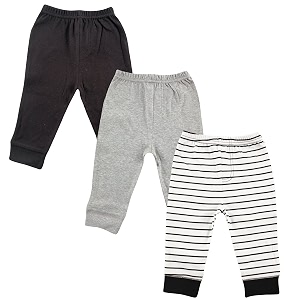 luvable friends baby cotton tapered ankle pants