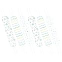 Luvable Friends Baby Luvable Friends Unisex Baby Belly Binder 6pk, Be Brave, 0-6 Months