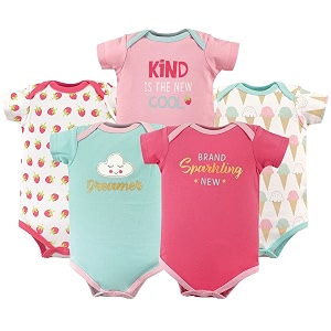 Luvable Friends Baby Unisex Long Sleeve Bodysuits