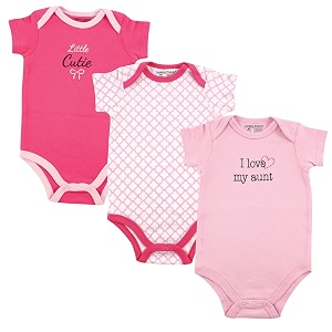 Luvable Friends Baby Unisex Long Sleeve Bodysuits
