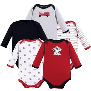 Luvable Friends Baby Unisex Long Sleeve Bodysuits