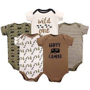 Luvable Friends Baby Unisex Long Sleeve Bodysuits