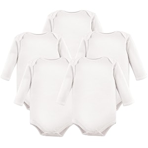 Luvable Friends Baby Unisex Long Sleeve Bodysuits
