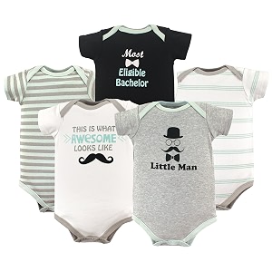 Luvable Friends Baby Unisex Long Sleeve Bodysuits