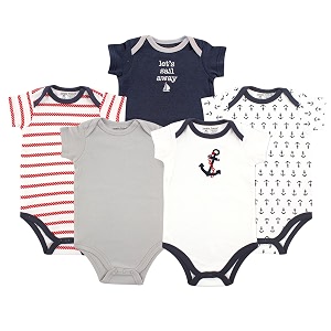 Luvable Friends Baby Unisex Long Sleeve Bodysuits