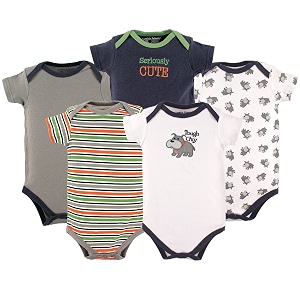 Luvable Friends Baby Unisex Long Sleeve Bodysuits
