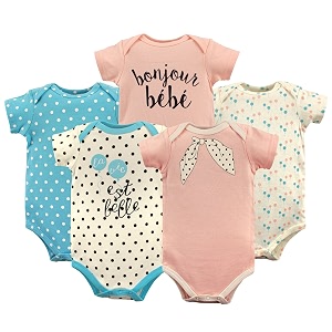 Luvable Friends Baby Unisex Long Sleeve Bodysuits