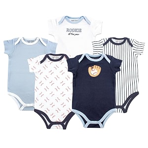 Luvable Friends Baby Unisex Long Sleeve Bodysuits