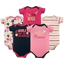 Luvable Friends Baby Unisex Long Sleeve Bodysuits