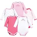 Luvable Friends Baby Unisex Long Sleeve Bodysuits
