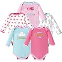 Luvable Friends Baby Unisex Long Sleeve Bodysuits