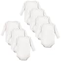 Luvable Friends Baby Unisex Long Sleeve Bodysuits