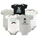 Luvable Friends Baby Unisex Long Sleeve Bodysuits