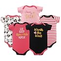 Luvable Friends Baby Unisex Long Sleeve Bodysuits